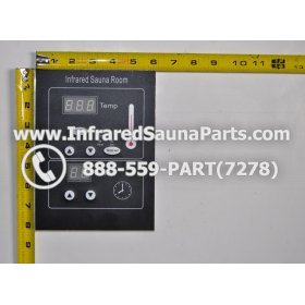 CIRCUIT BOARDS WITH  FACE PLATES - CIRCUIT BOARD WITH FACE PLATE DELUXE INFRARED SAUNA 03112006 MANUAL ON OFF SWITCH 2