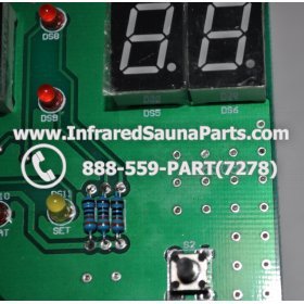 CIRCUIT BOARDS / TOUCH PADS - CIRCUIT BOARD  TOUCHPAD HYDRA INFRARED SAUNA 06S085 2