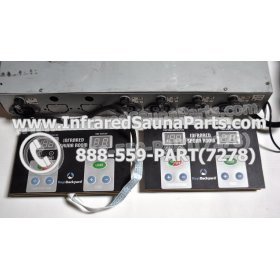COMPLETE CONTROL POWER BOX WITH CONTROL PANEL - COMPLETE CONTROL POWER BOX WATERSTAR INFRARED SAUNA STYLE 2 WITH TWO CONTROL PANELS 3