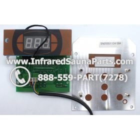 CIRCUIT BOARDS WITH  FACE PLATES - CIRCUIT BOARD WITH FACE PLATE CEDRUS INFRARED SAUNA 2