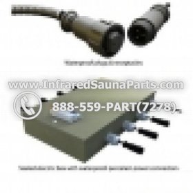 COMPLETE CONTROL POWER BOX 220V / 240V - COMPLETE CONTROL POWER BOX 220V / 240V FED INTERNATIONAL INFRARED SAUNA 1