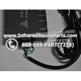 COMPLETE CONTROL POWER BOX 220V / 240V - COMPLETE CONTROL POWER BOX 220V / 240V WITH 7 CIRCUIT BOARD PINS  6 FEMALE PLUGS SAUNAGEN INFRARED SAUNA 5