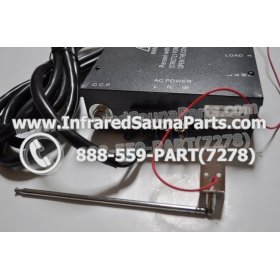 COMPLETE CONTROL POWER BOX 220V / 240V - COMPLETE CONTROL POWER BOX 220V / 240V  WITH 7 CIRCUIT BOARD PINS  6 FEMALE PLUGS SAUNA KING INFRARED SAUNA STYLE 9 16