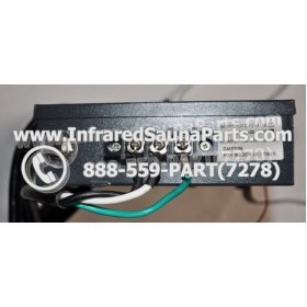 COMPLETE CONTROL POWER BOX 220V / 240V - COMPLETE CONTROL POWER BOX 220V / 240V  WITH 7 CIRCUIT BOARD PINS  6 FEMALE PLUGS SAUNA KING INFRARED SAUNA STYLE 9 21