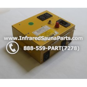 COMPLETE CONTROL POWER BOX 220V / 240V - COMPLETE CONTROL POWER BOX 220V / 240V CLEARLIGHT INFRARED SAUNA  MODEL HM-PCS1(REV.B) 5