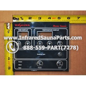 FACE PLATES - FACEPLATE FOR CIRCUIT BOARD SRZHX001 WASAUNA 8 BUTTONS 2