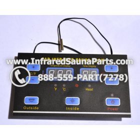 CIRCUIT BOARDS WITH  FACE PLATES - CIRCUIT BOARD WITH FACE PLATE SN-LEDT.PCSO7AL256 AND THERMO WIRE 5
