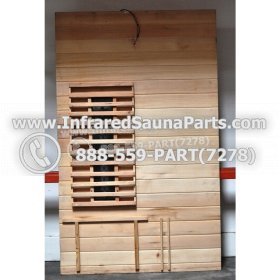 WOOD SAUNA WALLS - HEMLOCK WOOD SAUNA PANEL ( 72.5" x 44.8" ) L 3