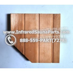 WOOD SHELVES + CUP HOLDERS - HEMLOCK WOOD CUP HOLDER STYLE 8 1