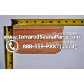 WOOD SHELVES + CUP HOLDERS - HEMLOCK WOOD CUP HOLDER STYLE 9 2