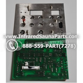 CIRCUIT BOARDS WITH  FACE PLATES - CIRCUIT BOARD WITH FACE PLATE YX32764-3  (9 BUTTONS) MASTERSAUNA 3