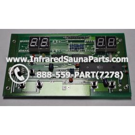 CIRCUIT BOARDS WITH  FACE PLATES - CIRCUIT BOARD WITH FACEPLATE PRECISION THERAPY INFRARED SAUNA LYQPCB 3