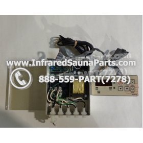 COMPLETE CONTROL POWER BOX WITH CONTROL PANEL - COMPLETE CONTROL POWER BOX  SOFTHEAT INFRARED SAUNA WITH CONTROL PANEL 3