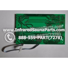 CIRCUIT BOARDS / TOUCH PADS - CIRCUIT BOARD  TOUCHPAD LUX INFRARED SAUNA NYSN3DB F1.3 WITH WIRE 4