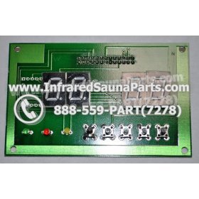 CIRCUIT BOARDS WITH  FACE PLATES - CIRCUIT BOARD WITH FACEPLATE WATERSTAR INFRARED SAUNA 06S10196 5