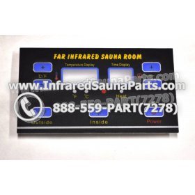 FACE PLATES - FACEPLATE FOR CIRCUIT BOARD SAUNAS TODAY INFRARED SAUNA  H 41196 1