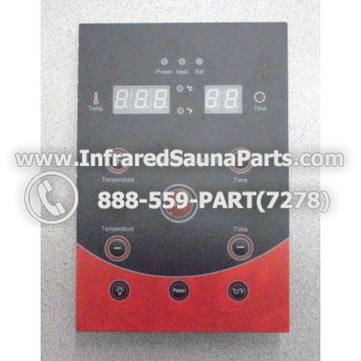 FACE PLATES - FACEPLATE FOR CIRCUIT BOARD LUX INFRARED SAUNA  06S084 1